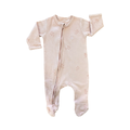 1-3M Pink Ribbed Side Zipper Babygrow - Woolworths