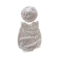 1-3M Floral Frill Romper & Sun Hat - Woolworths