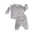 1-3M Mauve Floral Fleece 2pc Winter Set - Woolworths