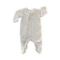 1-3M Yellow Floral Polkadot Side Zipper Babygrow - Woolworths