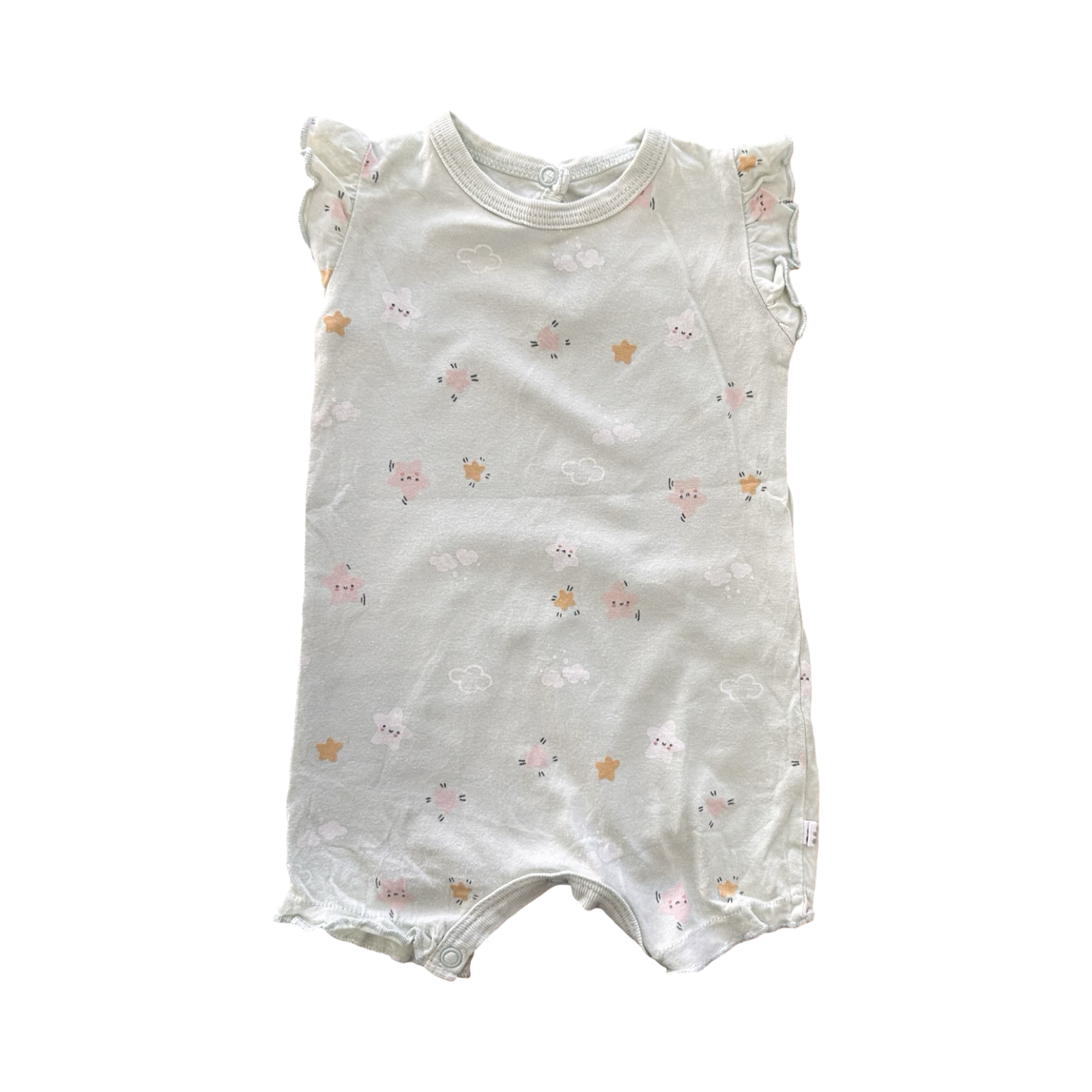 1-3M Green Star & Cloud Bodysuit - Woolworths
