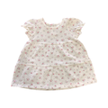 4-6M White Classic Floral Stretch Dress - H & M