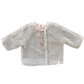 12-18M Grey Bear Fleece Lined Jacket - Keedo