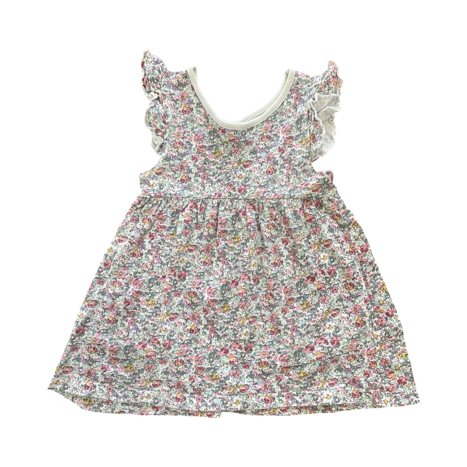 12-18M Floral Cotton Dress - Real Kids