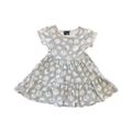 2-3Y Grey Daisy Cotton Dress - Mr Price