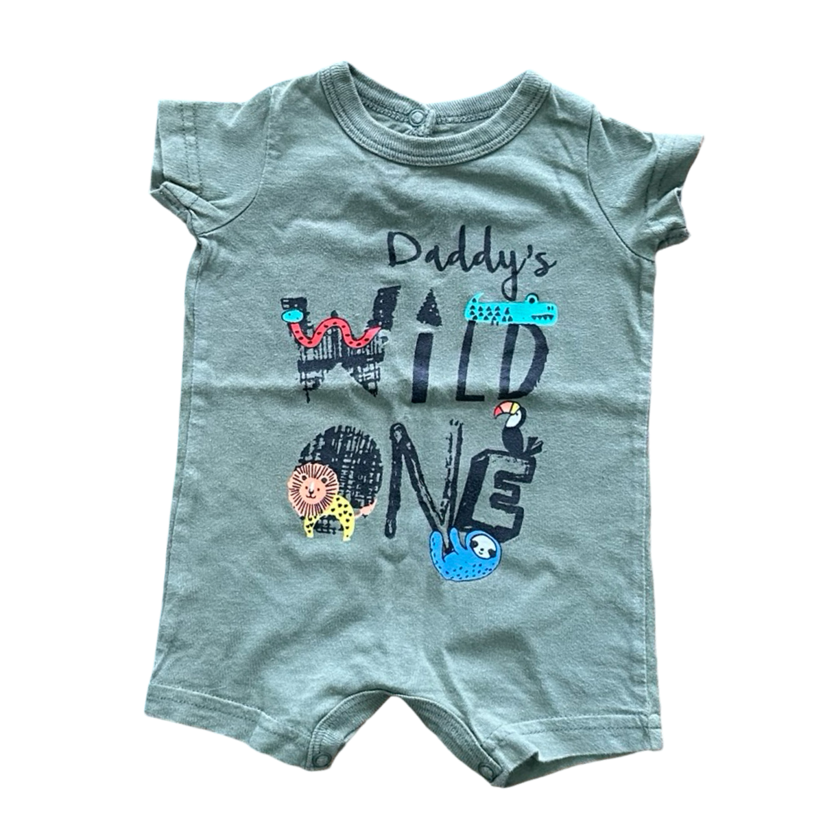 Newborn Daddy's Wild One Romper - Woolworths