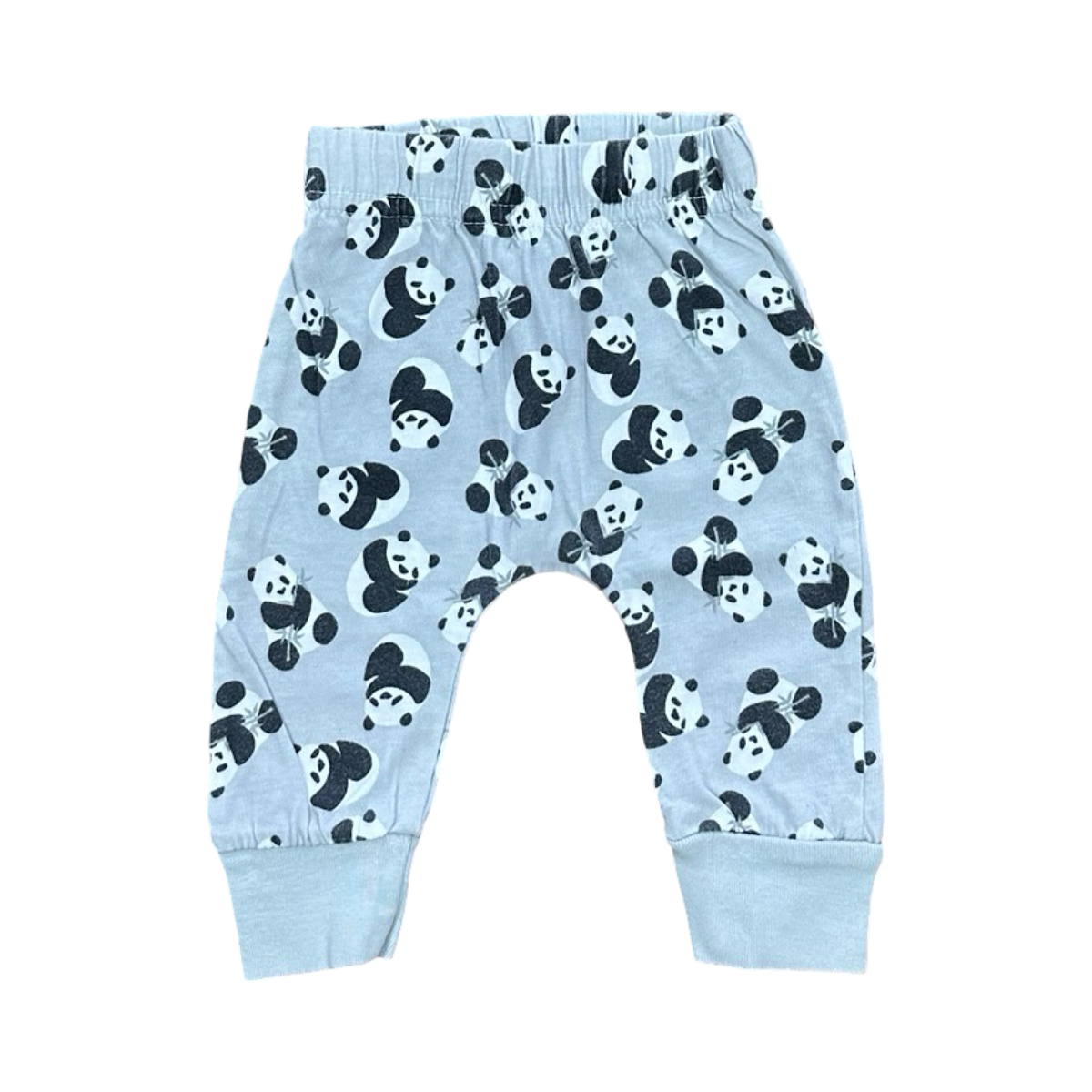 Newborn Grey Panda Pants - Kelmik