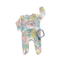 6-12M Pastel Tye Dye Babygrow with Headband - Cuddlesome