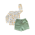 6-12M 2pc Zoo Animal Bodysuit and Pants Set - Tiny Tots