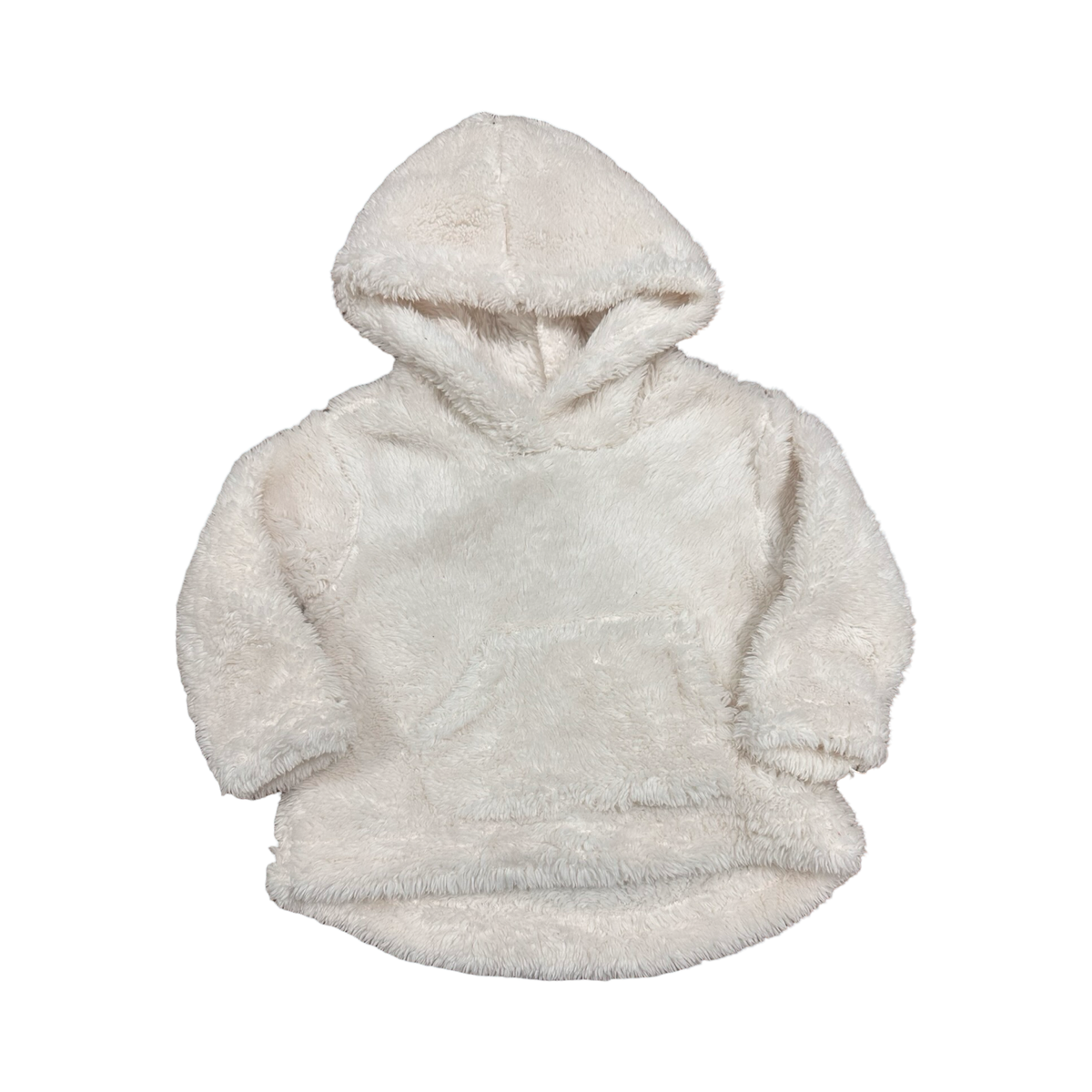 3-6M White Bear Fleece Hoodie - Ackermans
