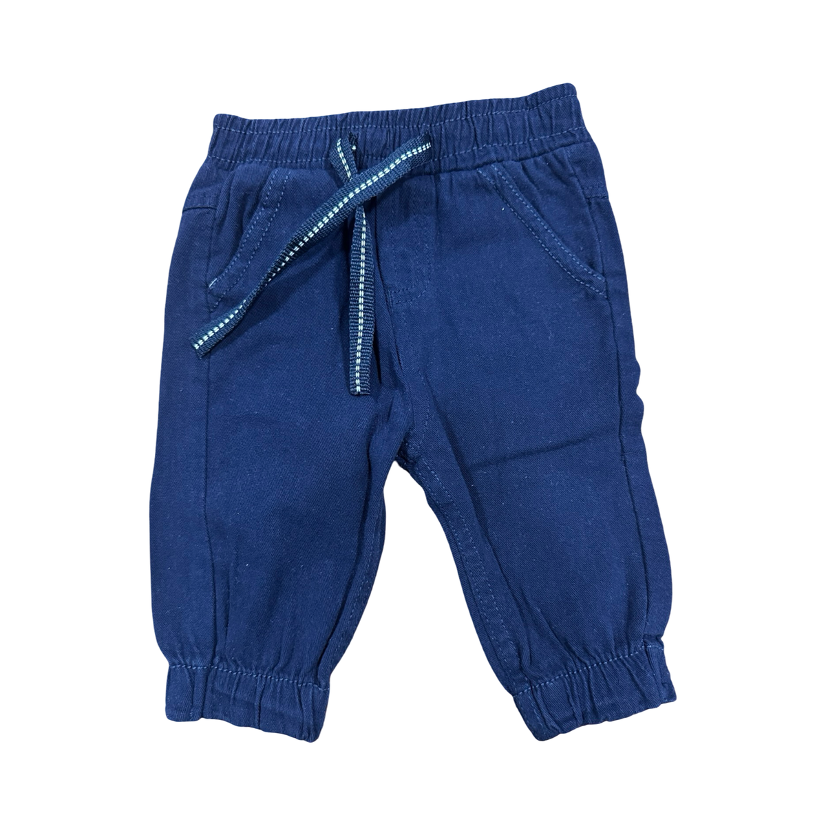 3-6M Blue elasticated pants - Enzo