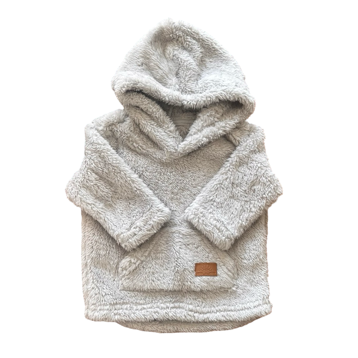 3-6M Grey Bear Fleece Hoodie - Ackermans