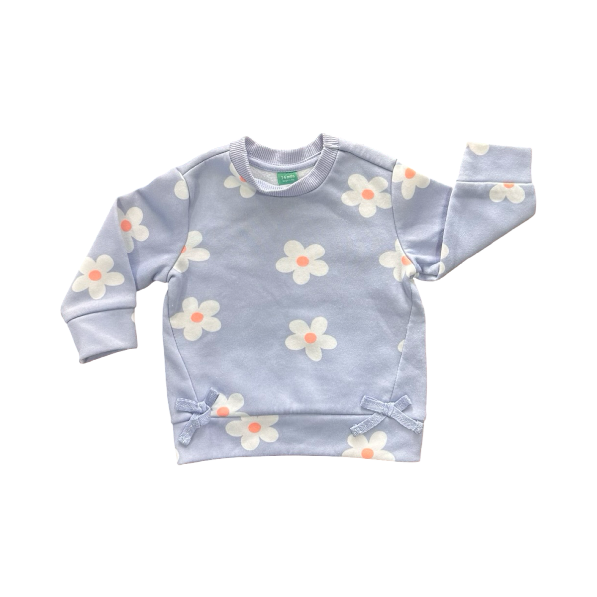 3-6M Blue Daisy Sweater Top - Ackermans