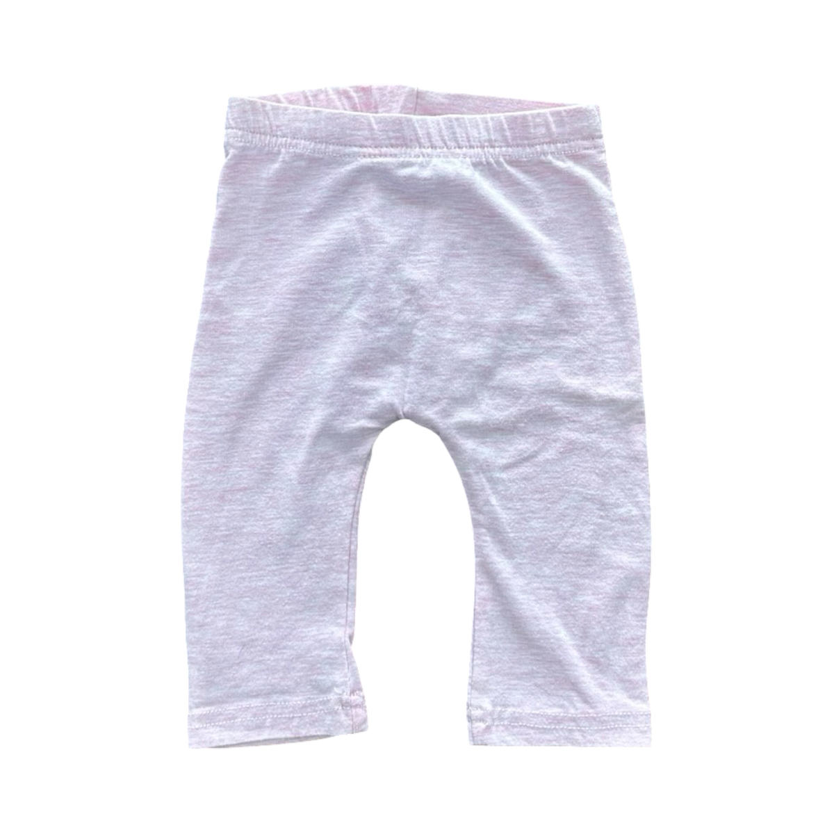 3-6M Pink Melange Leggings - Tiny Tots