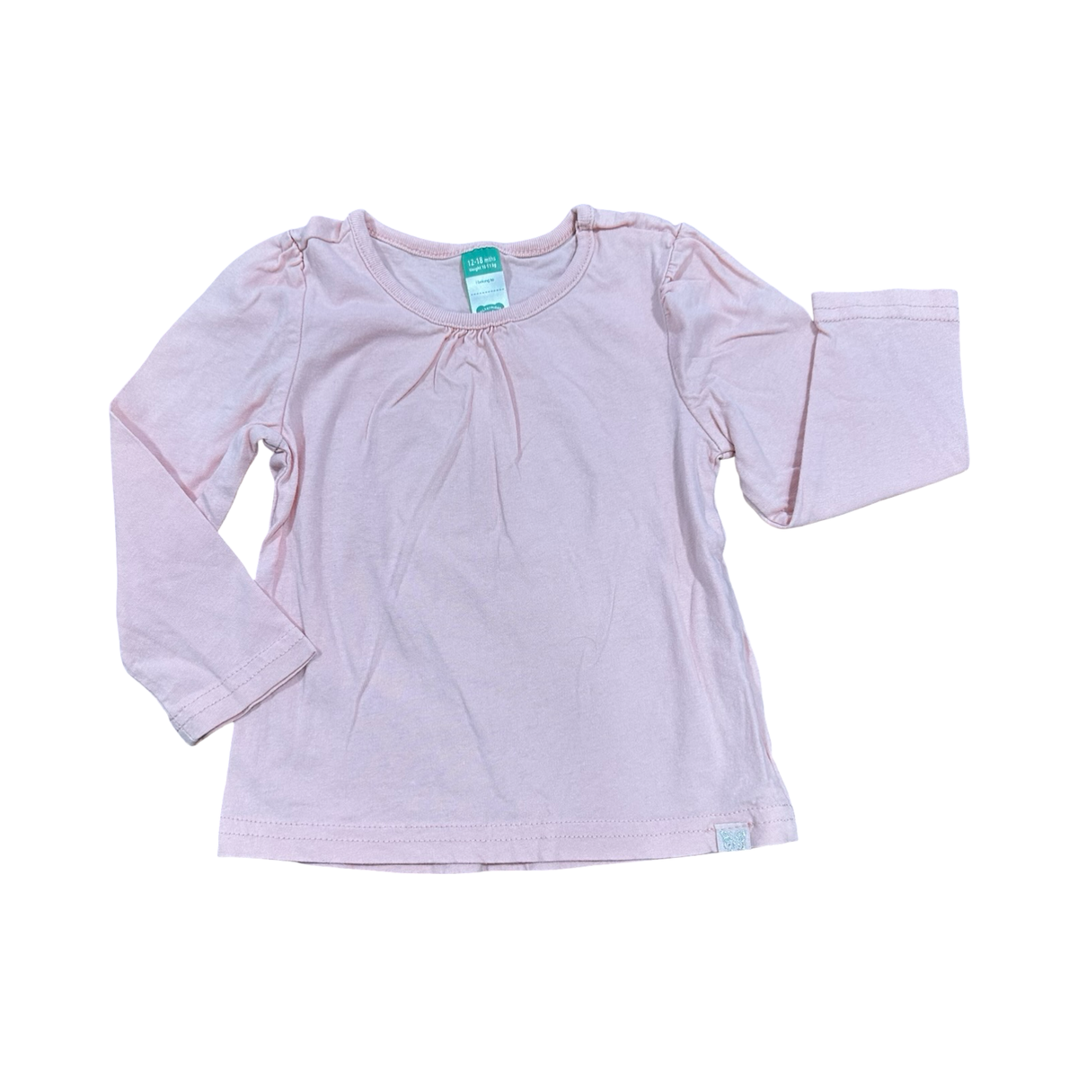 12-18M Pink Long Sleeve Top - Ackermans