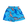 2-3Y Blue Dinosaur Shorts - Real Kids