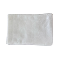 One Size White Star Embossed Baby Fleece Blanket - Jet
