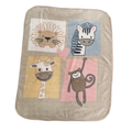 One Size Large Super Soft and Thick Zoo Animan Blanket - Ackermans