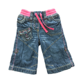 3-6M Blue & Pink Denim Jeans - Next