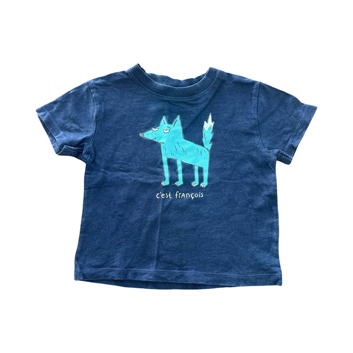 9-12M Blue C'est François T-Shirt - Zara