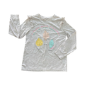 9-10Y Beige Melange Love the Earth Long Sleeve Pyjama Top - Real