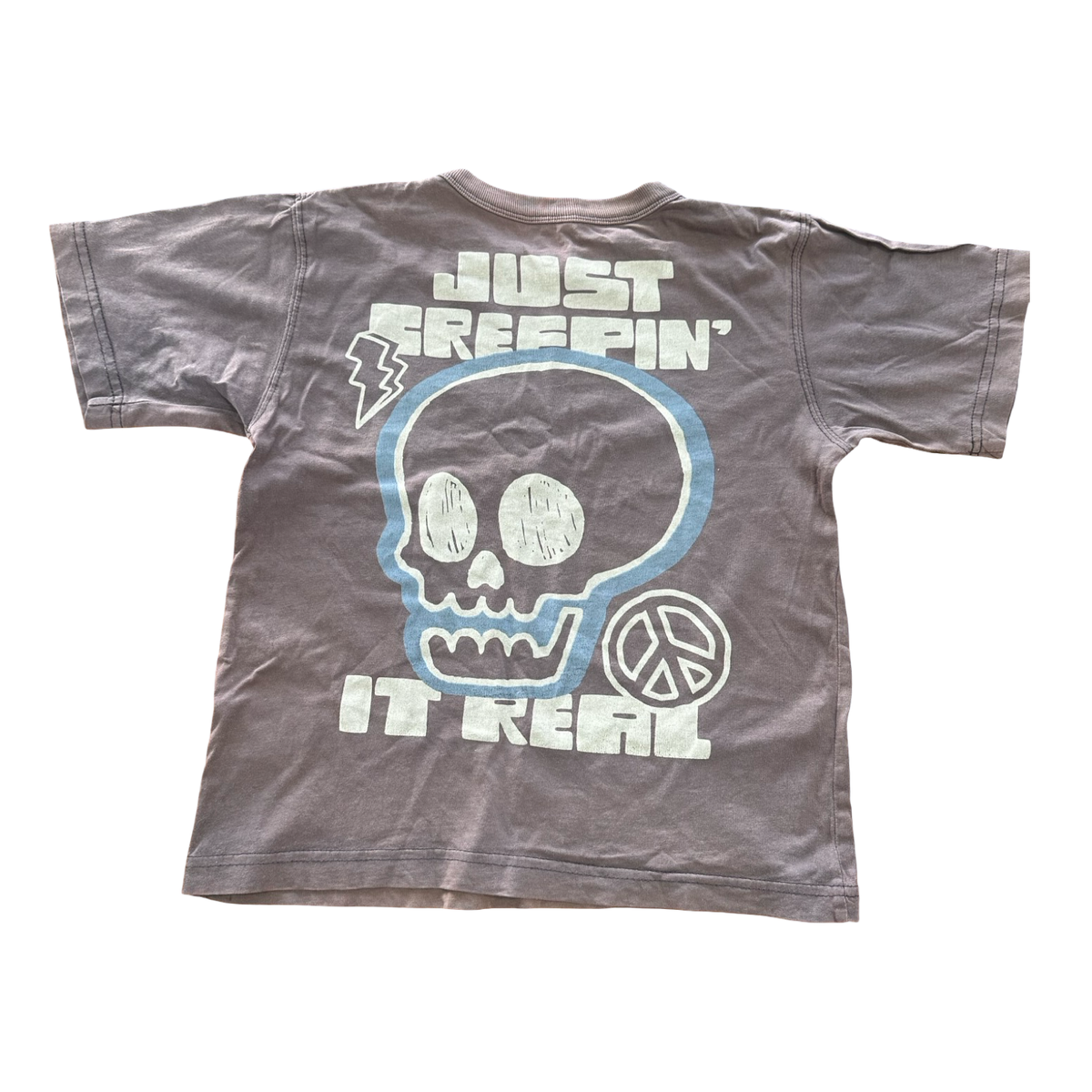 7Y Brown "Just Creepin" T-Shirt - Cotton On