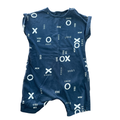 18-24M Black & White Xo Romper - Woolworths
