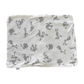 One Size White & Grey Bunny Cotton Pillow Cover - XOXO baby