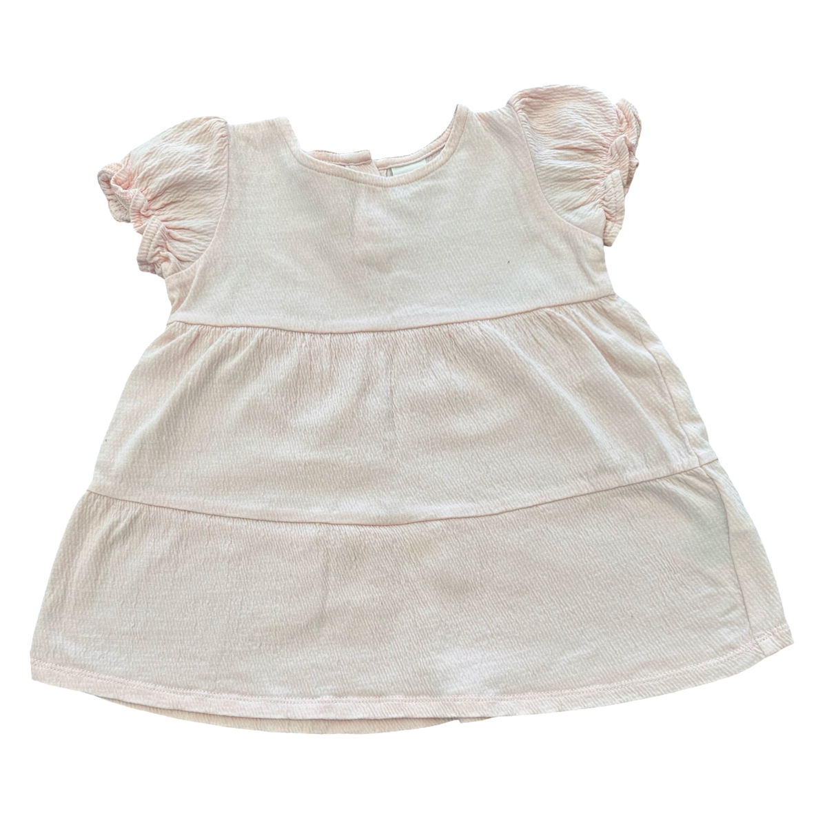 6-12M Pink Cotton Summer Dress - H & M