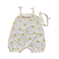 6-2M White Cotton Romper with Lemons & Headband - Woolworths