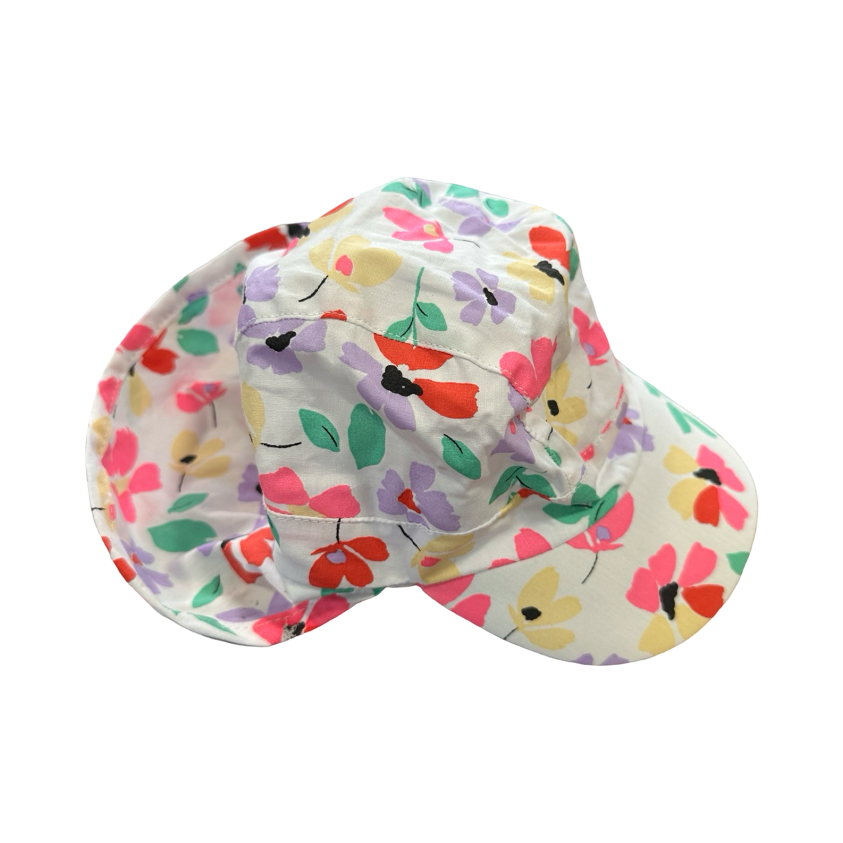 1-3M White Multicolour Sun Hat - Woolworths
