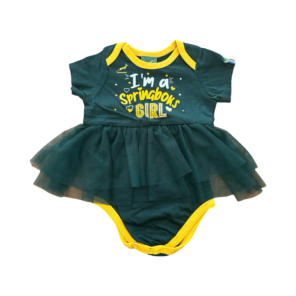 *NEW* 6-12M I'm A Springbok Cute Girl's Dress - Tiny Tots