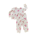 3Y 2pc Pink & Cream Bunny Pyjama Set - Woolworths