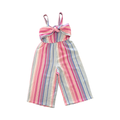 2-3Y Pink, Purple & Blue Stripe Bodysuit - Qtee