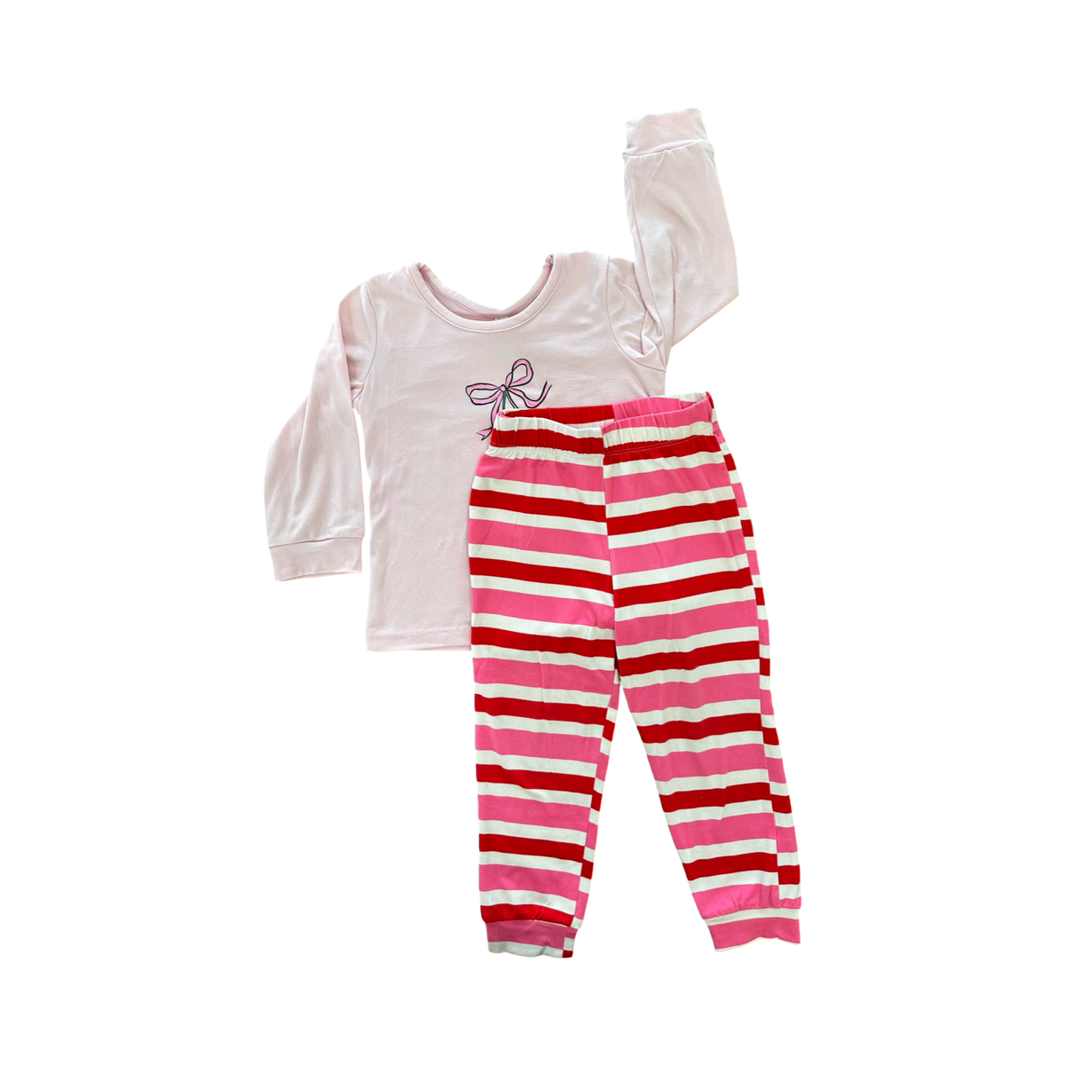 2-3Y Pink & Red Cherry Pyjama Set - Real Kids