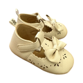 Size 2 White Leather Look Classic Style Girls Shoes - Woolworths