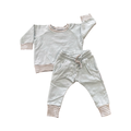 0-3M 2pc Light Blue & Grey Sweater Set - Dandylion