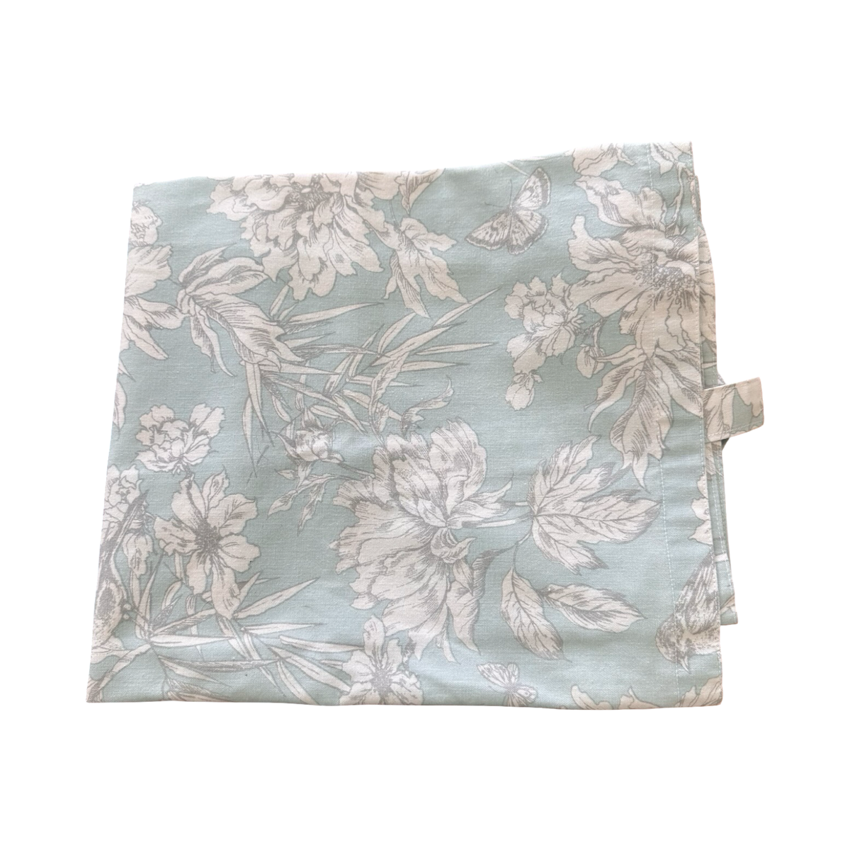 One Size Blue & White Floral Nursing Cover - Trolley Baby