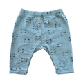 1-3M Green & Black Panda Pants - Zara