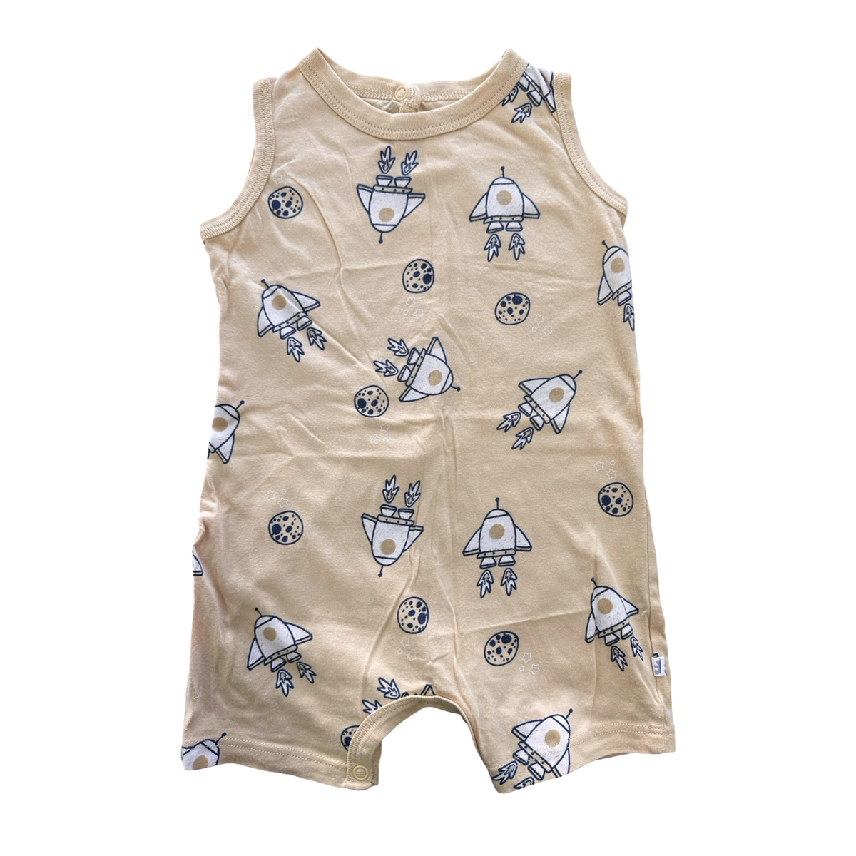 6-12M Yellow Space Romper - Woolworths
