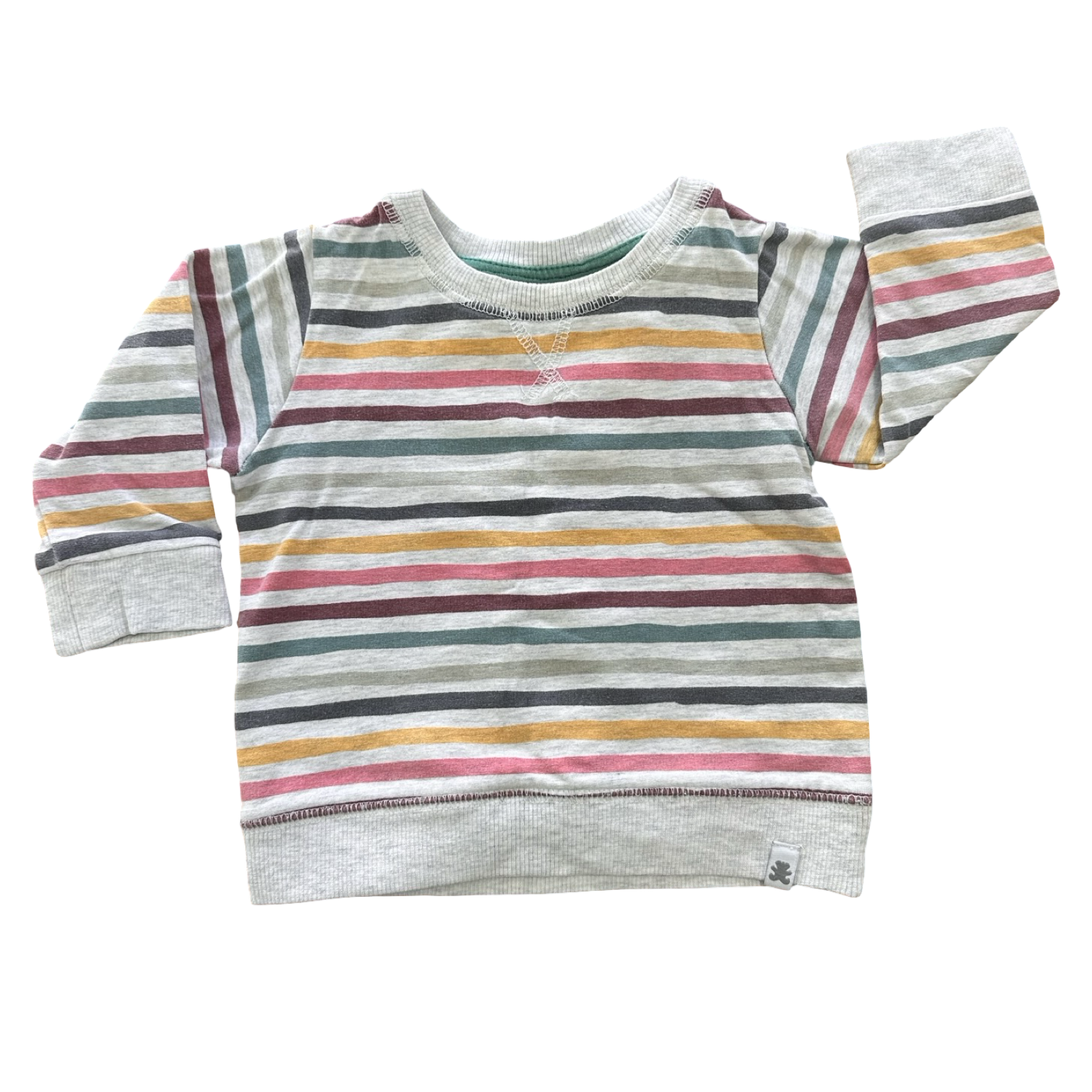 3-6M Multicoloured Stripe Sweater Top - Woolworths