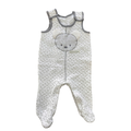 3-6M Grey & White Bear Quilt Style Bodysuit - Woolworths