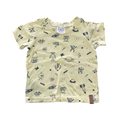 3-6M Yellow Space T-Shirt - Keedo