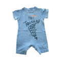 Newborn Blue Daddy's Tiny Tornado Romper - Woolworths