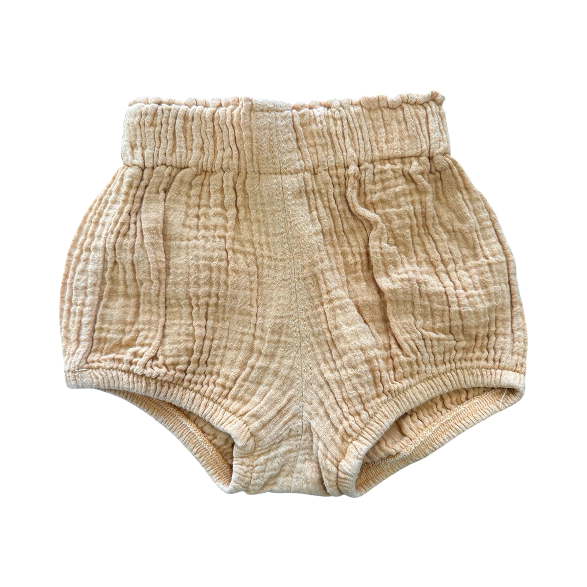 9-12M Dark Yellow Muslin Bloomer - Popcandy