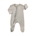 1-3M Olive Green Side Zipper Cotton Babygrow - Woolworths