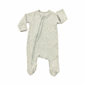 Newborn Grey Ribbed Side Zipper Babygrow - Woolworths