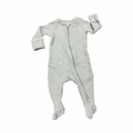 Newborn Green Waffle Knit Side Zipper Babygrow - Cotton On