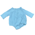 0-3M Light Blue Muslin Bodysuit - Cotton On