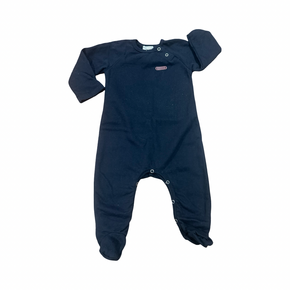 3-6M Black Warm Sticky Fudge Onesie - Sticky Fudge